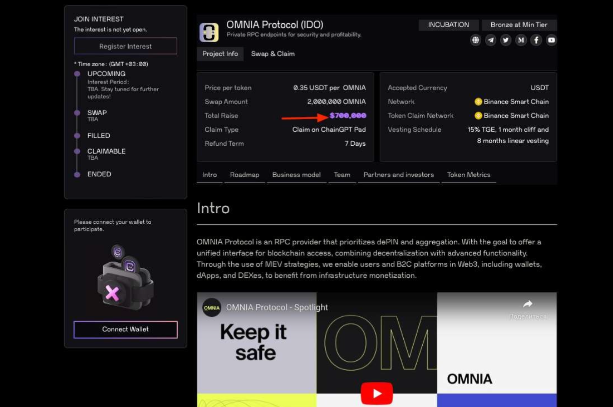 Omnia Protocol result