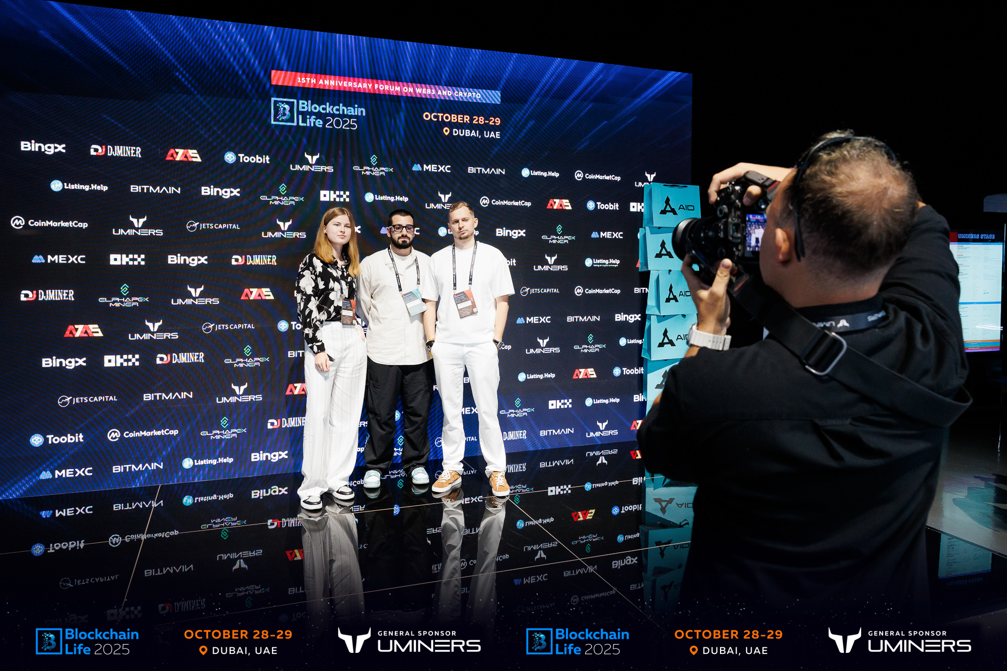 QuickShock team at Blockchain Life